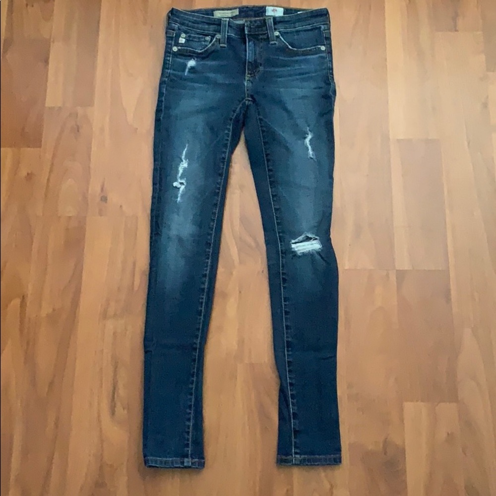 AG the legging ankle super skinny jeans sz 23R